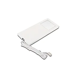 Flat LED under-cabinet luminaire Dynamic LED Slim-Pad F, 24V-LED Dynamic, 5W 2700-5000K 285lm 110°, white