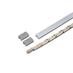 LED area lightbar LED 2-Link FLOOD, 30cm, for LED 2-Link profiles, CRi>95, 4.8W 4000K 280lm 120°, anodised alu