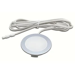 Paneelarmatuur HVCLS FR 78-LED rond IP20, chroom, opaal dimbaar
