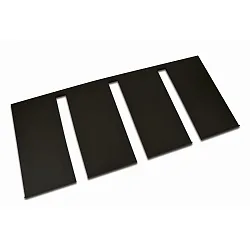 Houder INTERO-LINE - SLICED GLASS HOLDER  3-voudig, mechanisch, afneembaar, rvs geborsteld