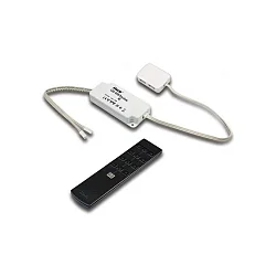 Controller 24V RGB 4-voudig, RGB, radio bestuurbaar, met afstandsbediening, wit mat