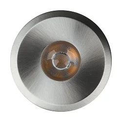 Spot AUSTIN rond, stijf IP20, aluminium geborsteld 
