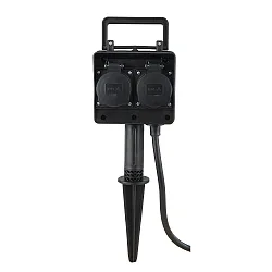 4-way power distributor DUBAI mit 1,5m connection cable and plug