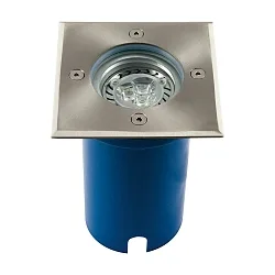 Heitronic High voltage Floor recessed spot POTSDAM, square