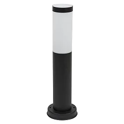 Sokkelarmatuur LARISA E27 IP44, rvs, helder dimbaar