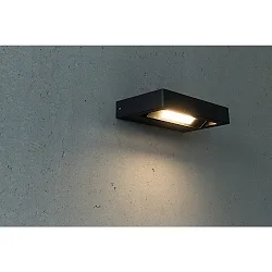 Wandarmatuur voor buitenshuis CORDOBA kantelbaar IP54, antraciet 