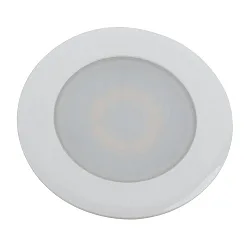 Inbouwarmatuur CASABLANCA rond IP44, chroom  2W 120lm 3000K CRI 80