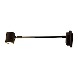 Display-armatuur BORNEO draaibaar, roteerbaar, straight GU10 IP65, antraciet dimbaar 50cm