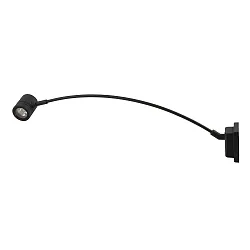 Display-armatuur BORNEO draaibaar, roteerbaar GU10 IP65, antraciet dimbaar 80cm