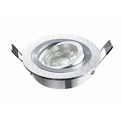Downlight DL7801 rond GU5.3 und GU10 IP20, aluminium geborsteld dimbaar