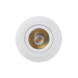 Plafondarmatuur voor buiten DL8002 CCT Switch, cardanisch draaien IP65, wit dimbaar