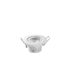 LED Recessed spot DL6809, 7W, 525lm, IP44, 2000-2800K, dimm to warm, cardanic swivelling