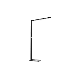 Staande lamp LINEAR up / down, met Sensor, Tunable White, met Touch-Dimmer, UGR < 16
