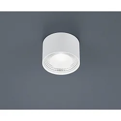 Plafondarmatuur KARI rond IP30, wit mat dimbaar