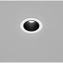LED Ceiling recessed luminaire PIC LED, round, 2700K, IP20, white / inside matt