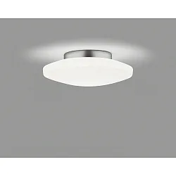 Plafondarmatuur KYMO 26 IP44, chroom, gesatineerd 