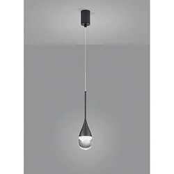 LED Pendant luminaire DEEP LED, IP20, matt anodised