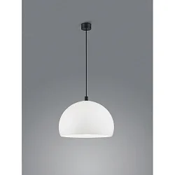 Pendelarmatuur DORO E27 IP20, zwart mat, wit