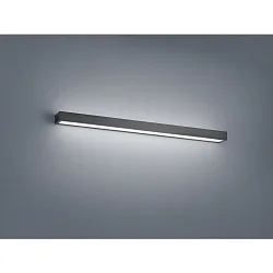 LED Wall luminaire THEIA 90 LED Mirror lamp IP 44 black matt