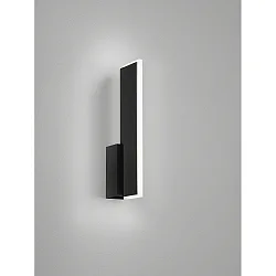 LED Wall luminaire NEX LED, IP20, black matt