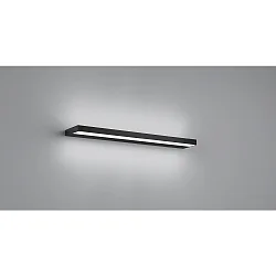 Spiegelarmatuur SLATE 60 IP44, gesatineerd, zwart mat 