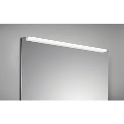 Spiegelarmatuur ONTA 90 IP44, chroom, gesatineerd 