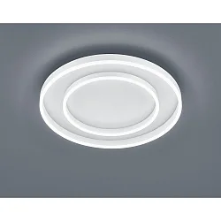 Plafondarmatuur SONA IP20, gesatineerd, wit mat dimbaar