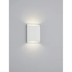 wall luminaire TOCO square, direct / indirect IP54, white matt dimmable