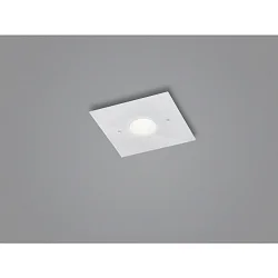 Plafondarmatuur NOMI 1-vlams, vierkant LED IP20, wit dimbaar
