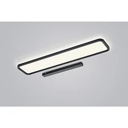 Plafondarmatuur VESP LED IP20, zwart mat dimbaar