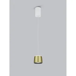Pendelarmatuur OVE IP20, goud, wit dimbaar