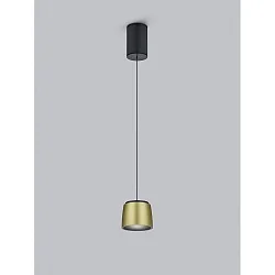 Pendelarmatuur OVE IP20, goud, zwart dimbaar