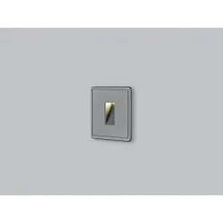 Wandinbouwarmatuur LES IP65, grafiet 