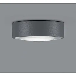 Plafondarmatuur voor buiten POSH met lensoptiek IP65, grafiet 
