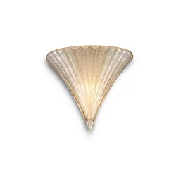 Wandarmatuur SANTA AP1 SMALL E14 IP20, goud 