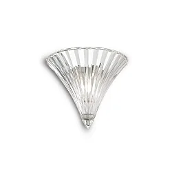 Wandarmatuur SANTA AP1 SMALL E14 IP20, transparant 