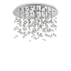 Plafondarmatuur NEVE PL8 8-vlams G9 IP20, chroom 