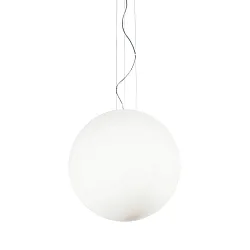 Pendant luminaire MAPA BIANCO SP1 D50, E27, Ø 50cm, white