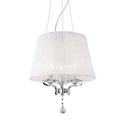 Pendelarmatuur PEGASO SP3 3-vlams E14 IP20, wit 