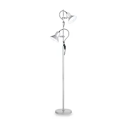 Staande lamp POLLY PT2 2-vlams E27 IP20, zilver 