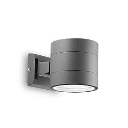 Wandarmatuur voor buitenshuis SNIF AP1 ROUND G9 IP54, antraciet 