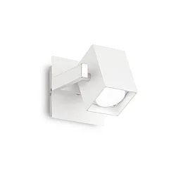 Wand- en plafondarmatuur MOUSE 1-vlams, draaibaar, roteerbaar GU10 IP20, wit