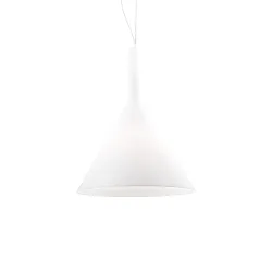 Pendant luminaire COCKTAIL SP1 BIG, 1 flame, E27, white