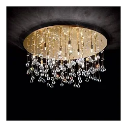Plafondarmatuur MOONLIGHT PL15 15-vlams G9 IP20, goud
