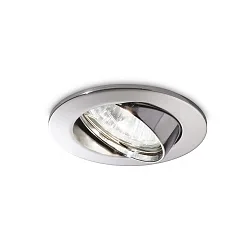 Inbouwarmatuur SWING draaibaar GU10 IP20, chroom