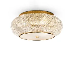 Plafondarmatuur PASHA PL10 10-vlams E14 IP20, goud 