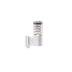 Outdoor wall luminaire TRONCO AP1, E27, white