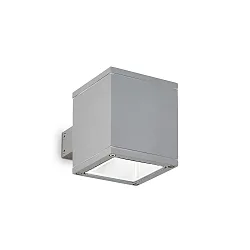 Wandarmatuur voor buitenshuis SNIF AP1 SQUARE G9 IP44, grijs