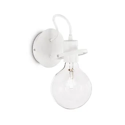 Wall luminaire RADIO AP1, E27, 60W, white