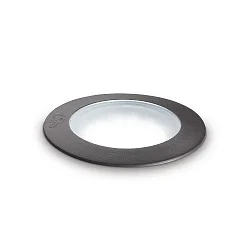 Vloerinbouwarmatuur GRAVITY PT ROUND SMALL / Ø 90MM rond, stijf, begaanbaar GU10 IP67, zwart dimbaar